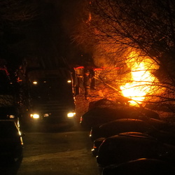 07.03.2014 - Fire near Puhangu 59 in Tallinn